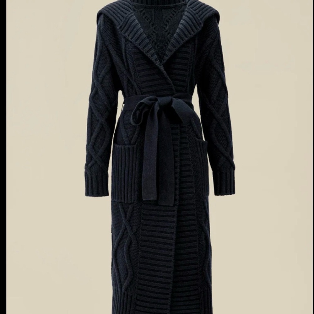 Cyrus Black Knit Cardigan